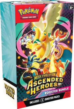 קלפי פוקימון בוסטר באנדל Ascended Heroes (ME) – 6 מארזים - SeKeys