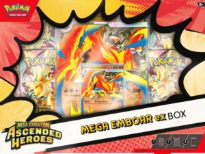 קלפי פוקימון מארז Mega Emboar ex – Ascended Heroes (ME) - SeKeys