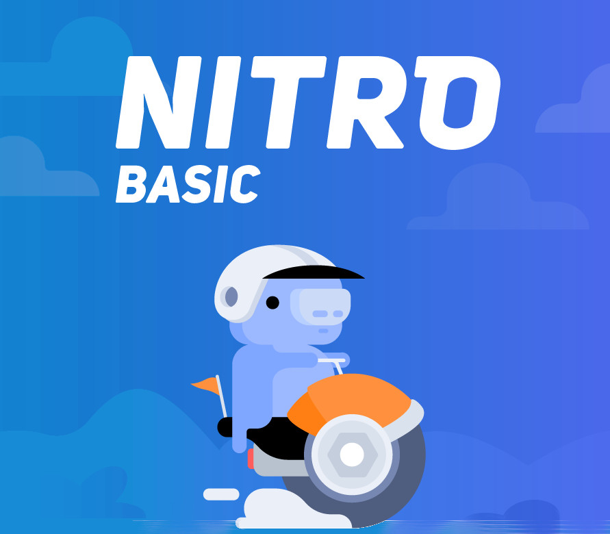 Discord Nitro Basic – מנוי דיסקורד ניטרו בייסיק לחודש